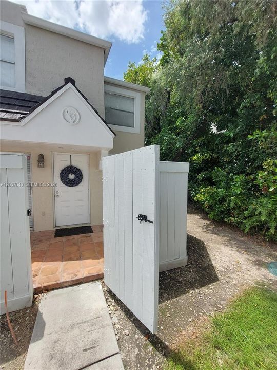 Front entry and door