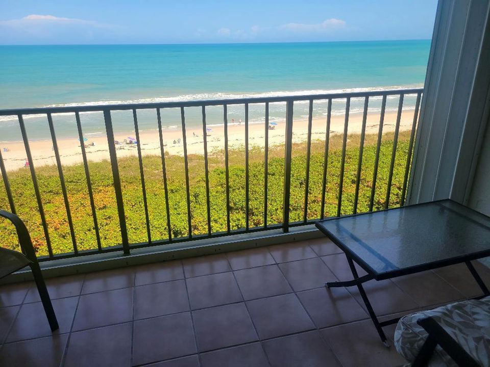 view from balcony