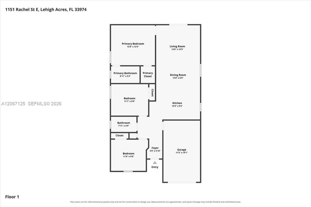 For Sale: $310,000 (3 beds, 2 baths, 1207 Square Feet)