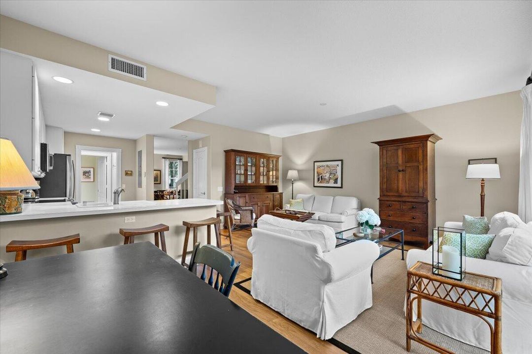 Open Kitchen and Living View