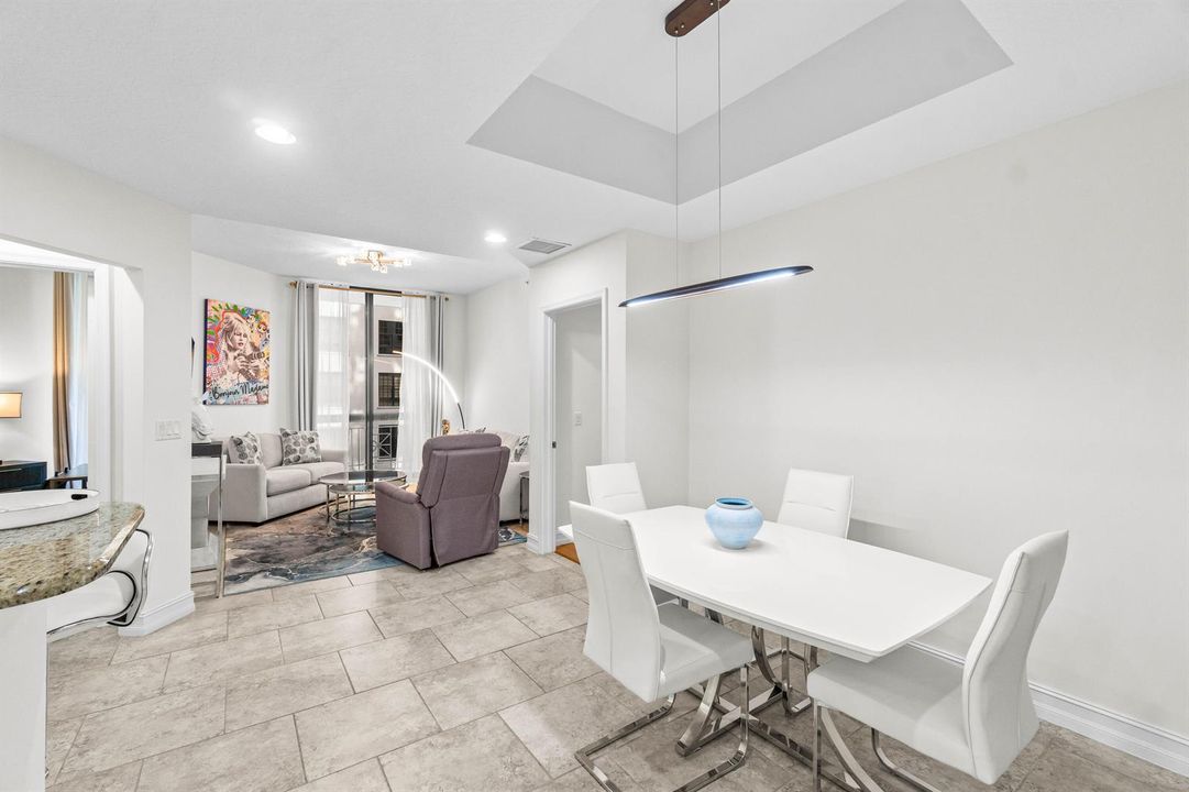 Dining Area Open to Living