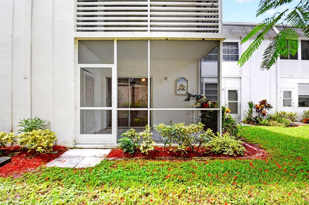 View of Patio from Outside
