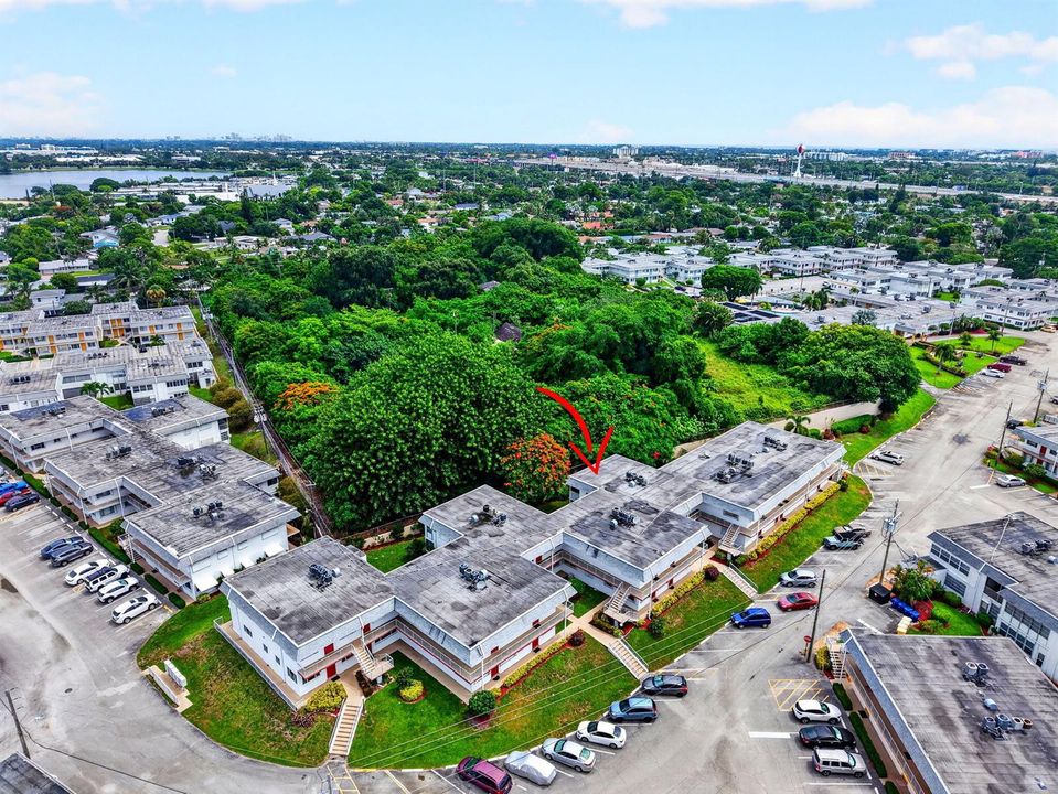 Location - Green Space behind unit