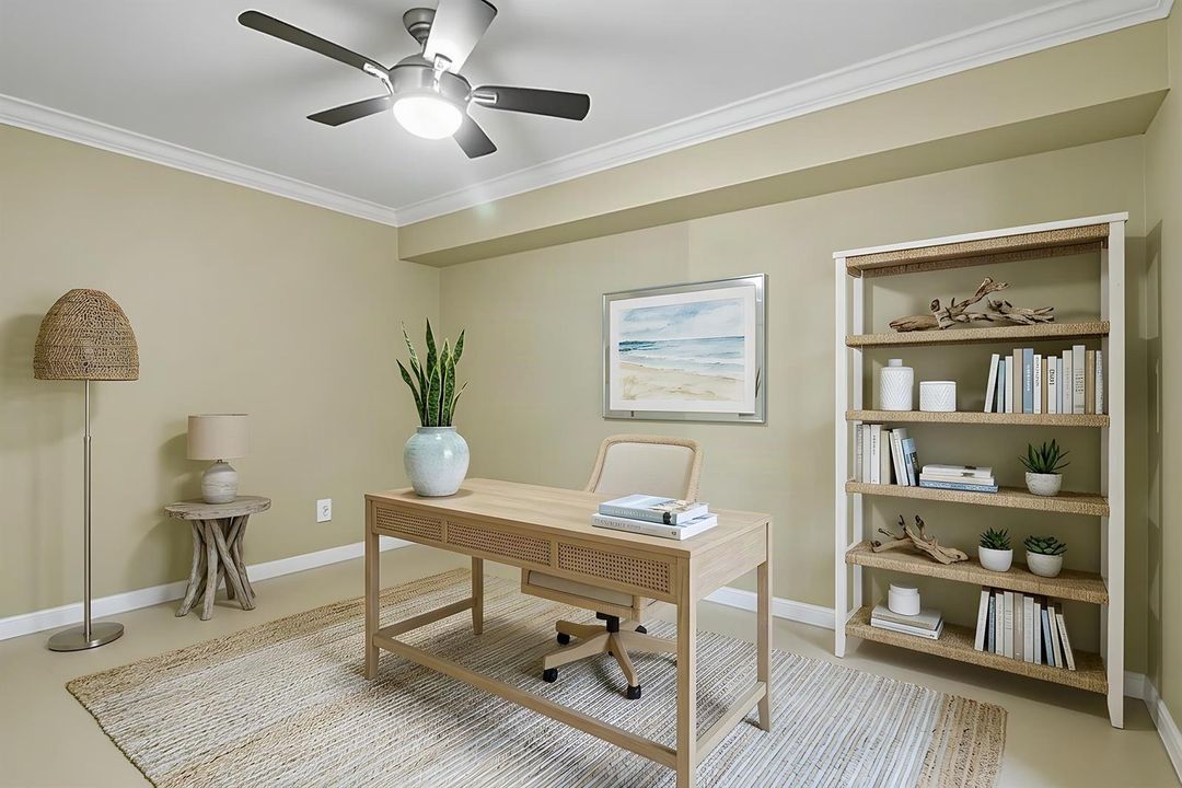 Down stairs office/3rd bedroom