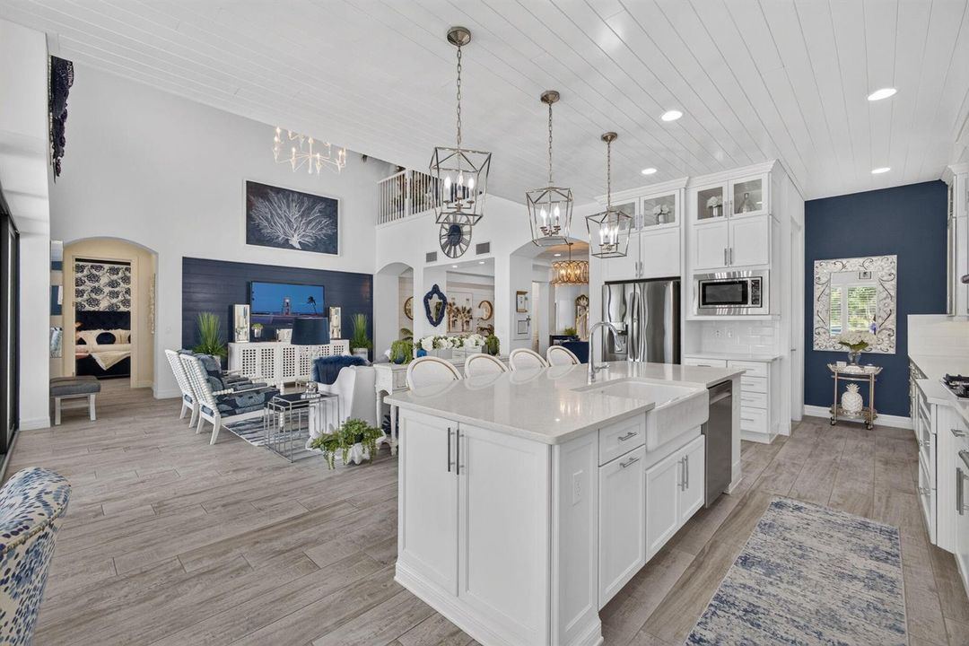 Kitchen & Living Room