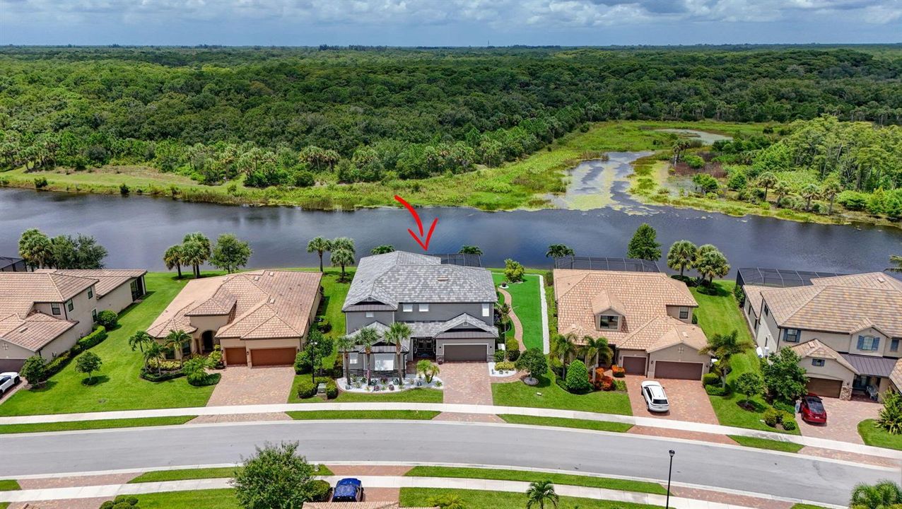 Aerial 217 Blanca Isles Lane