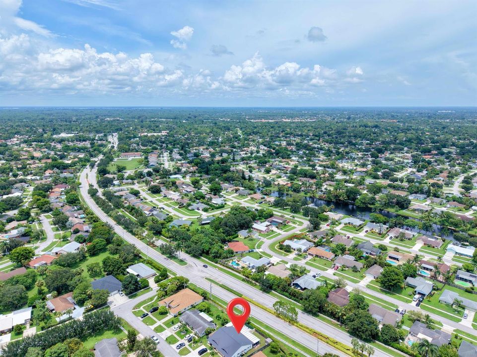 Panoramic to North