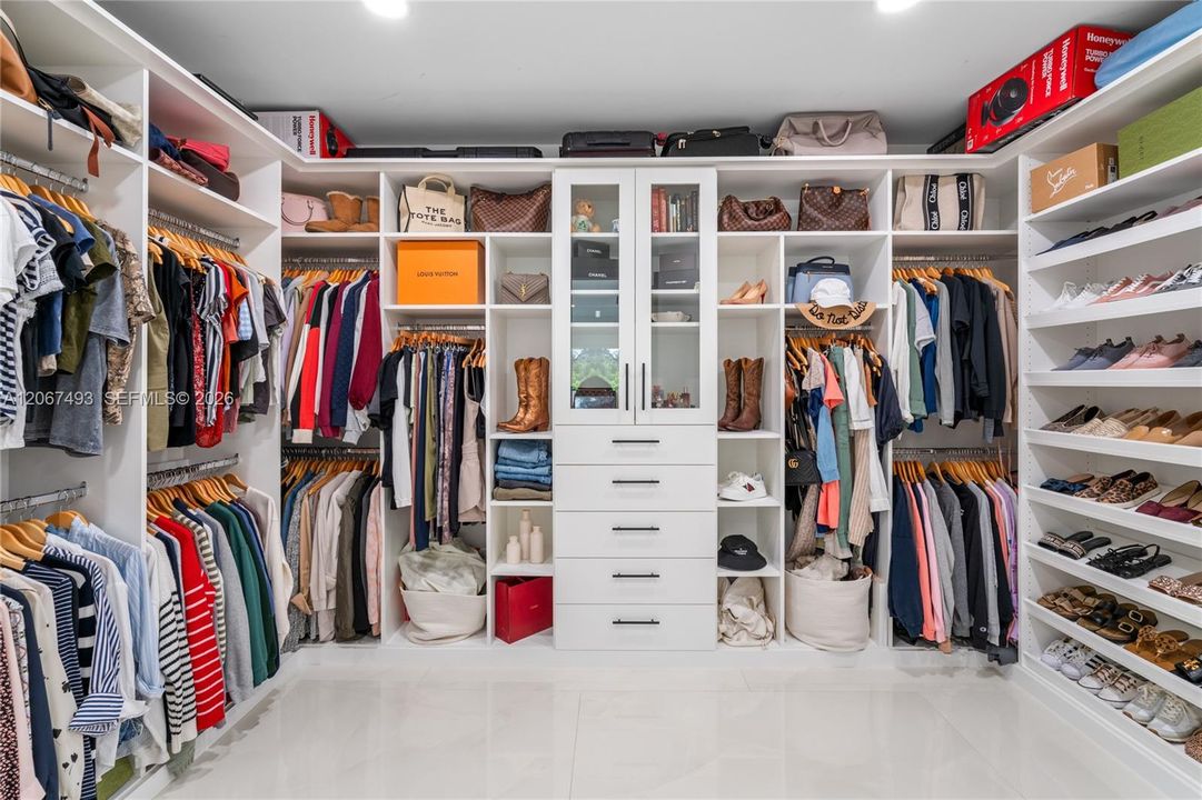 walk in closet - primary suite #1