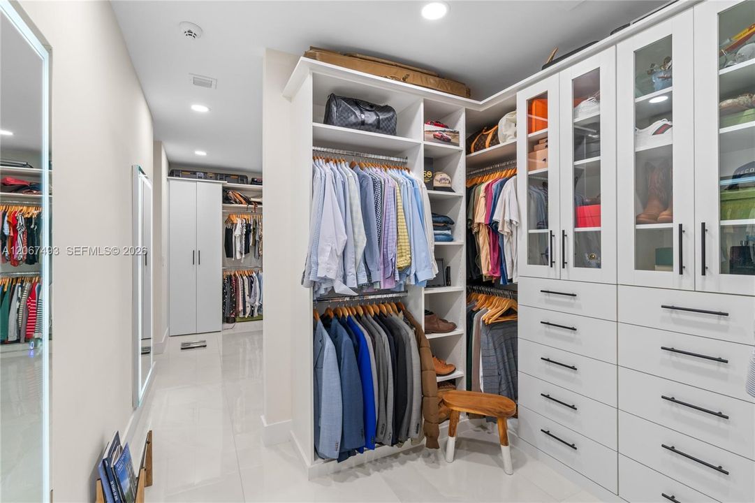 walk in closet - primary suite #1