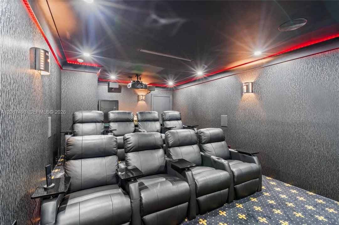 soundproof and insulated theatre
