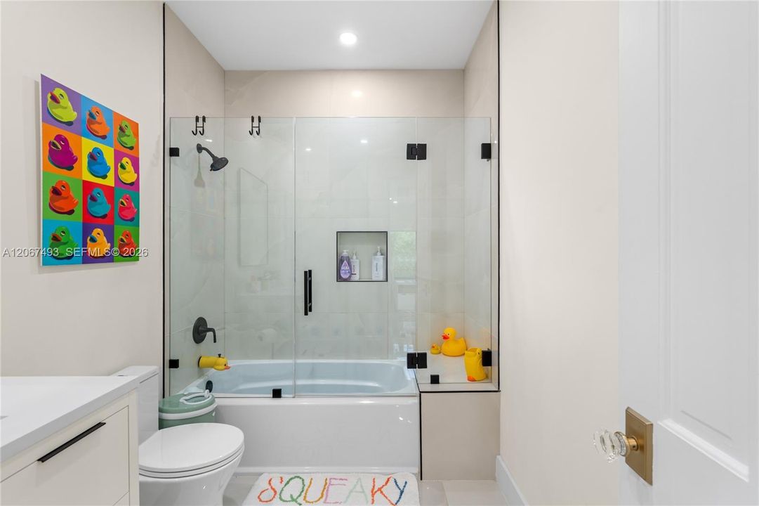 bathroom - shared by bedroom #3 & #4