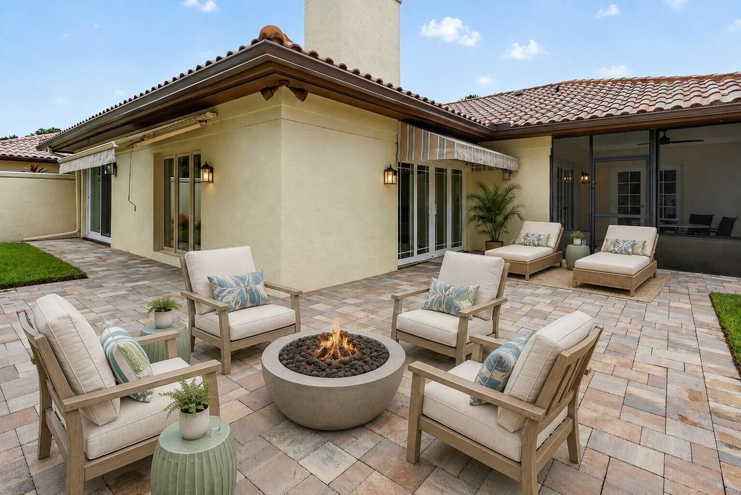 Virtually Staged Patio