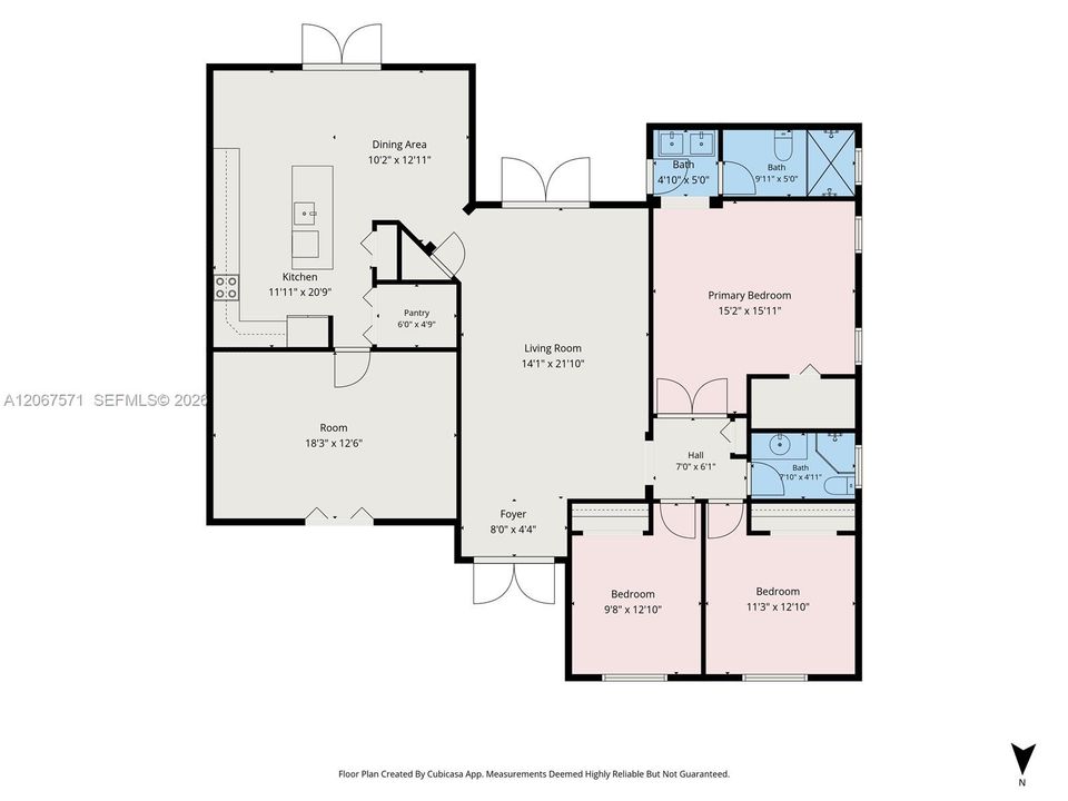 For Sale: $649,000 (3 beds, 2 baths, 1539 Square Feet)
