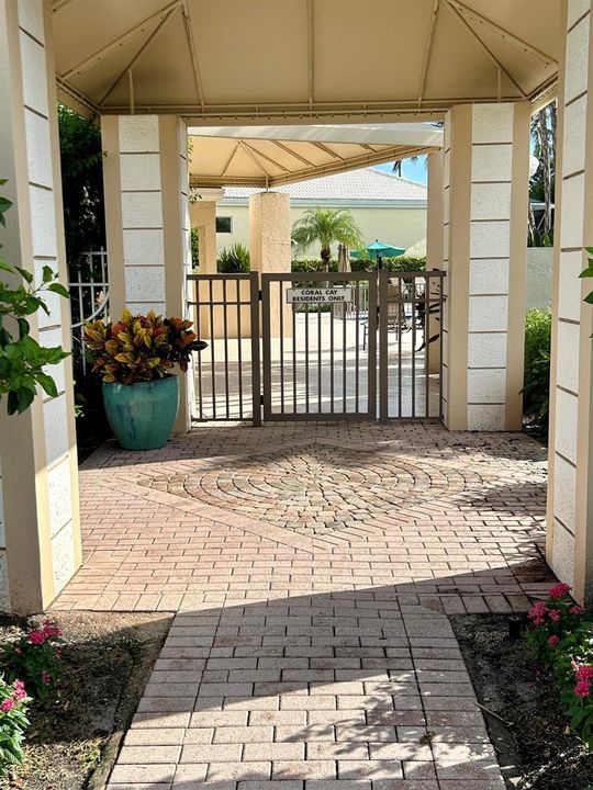 Pool Entrance