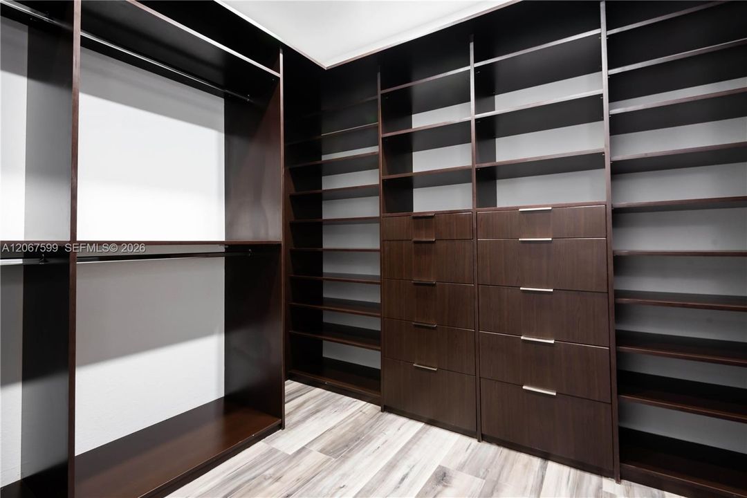 Master Walk-in Closets
