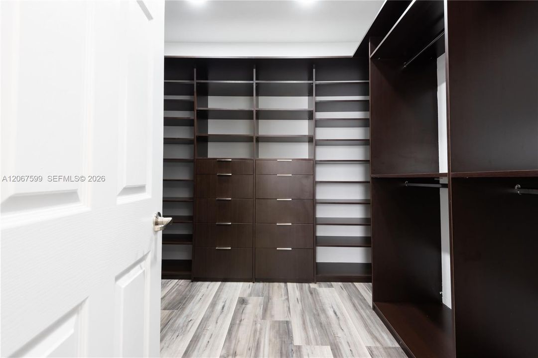 Master Walk-in Closets