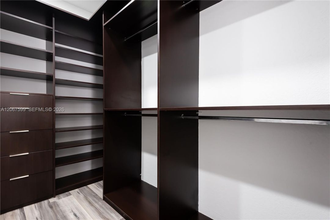 Master Walk-in Closets