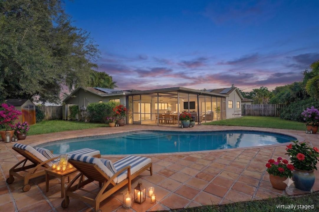 Patio twilight