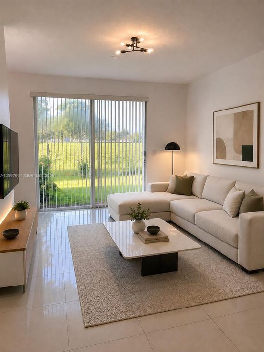 Staged Living Room