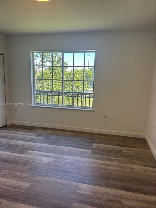 Master Bedroom with new floor