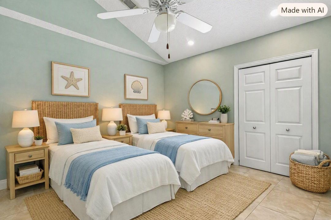Bedroom 3 Twin Guest Room