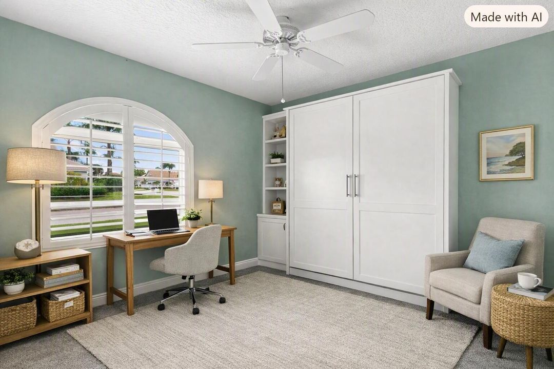 Front Bedroom as Office