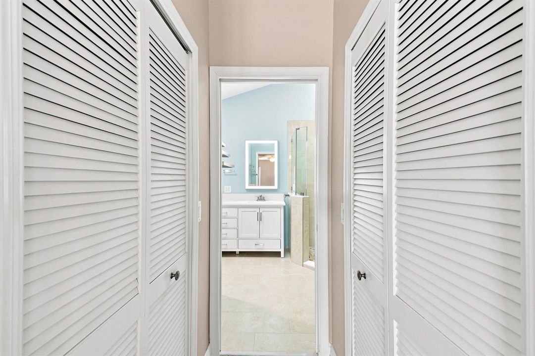 Dual Walk In Closets