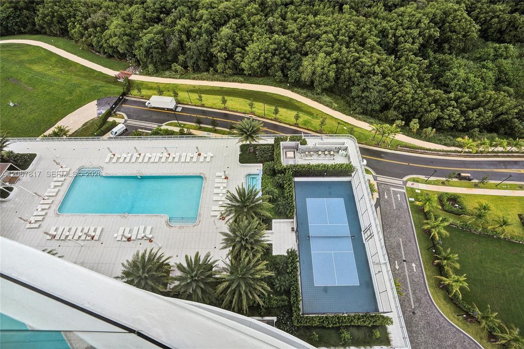 views from balcony