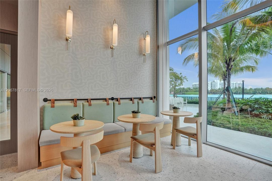 Cafe area