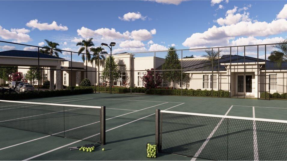 Tennis courts