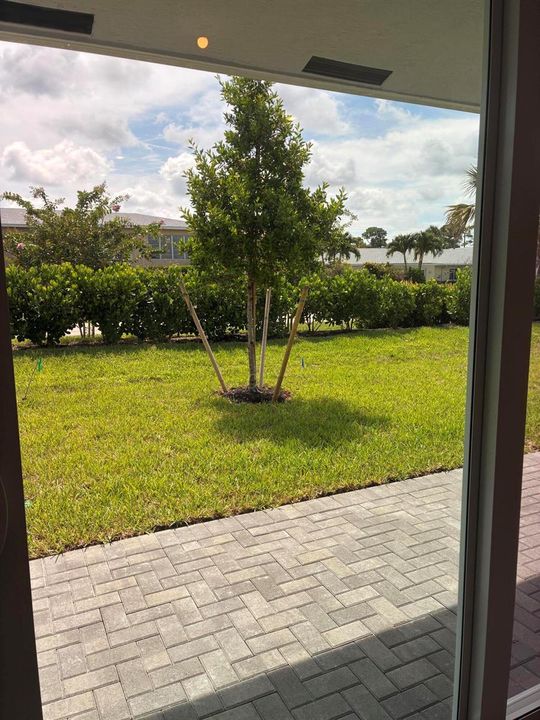 Covered patio