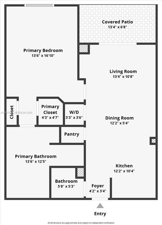 For Sale: $478,000 (1 beds, 1 baths, 834 Square Feet)