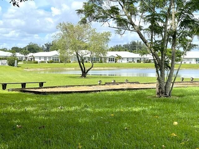 Bocci court view from back yard