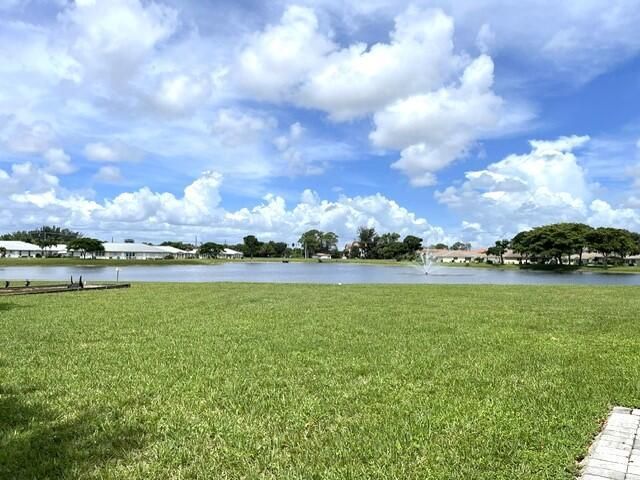 Lake view from back yard