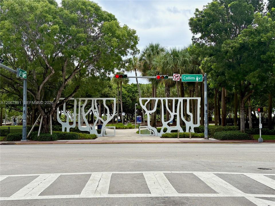 Main Entrance to North Beach Park