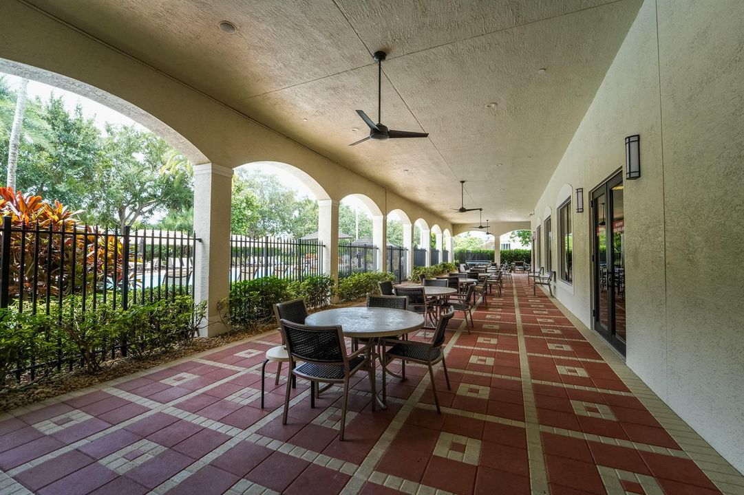 Covered Social Club Patio