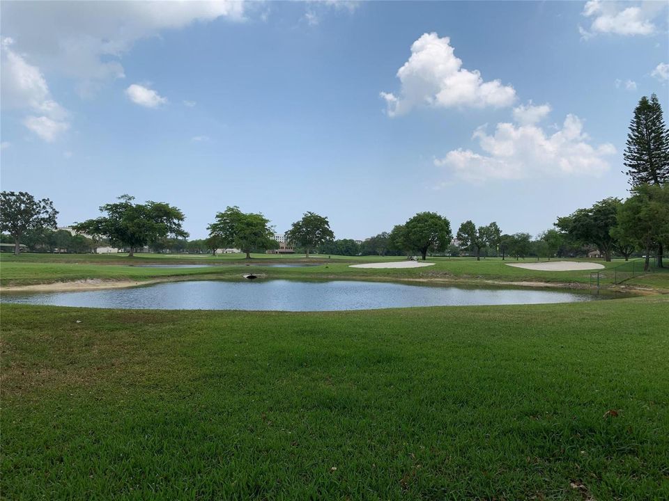 View of Golf Course and Lake