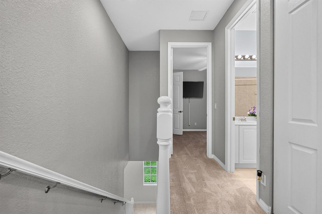 upstairs hallway