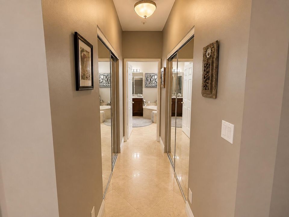 Bedroom-Bathroom Hallway