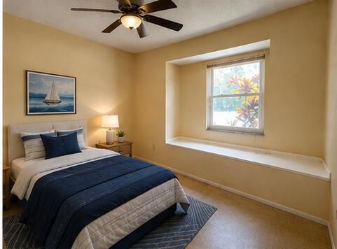 Bedroom 3 with Furniture