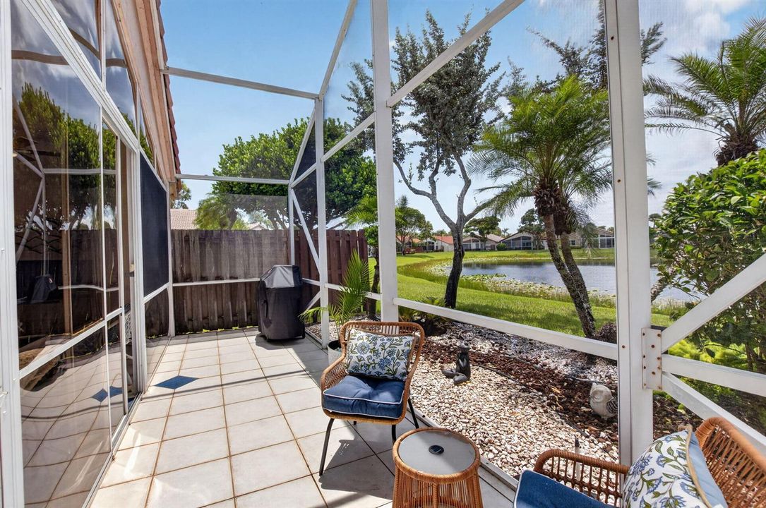 Screen enclosed patio