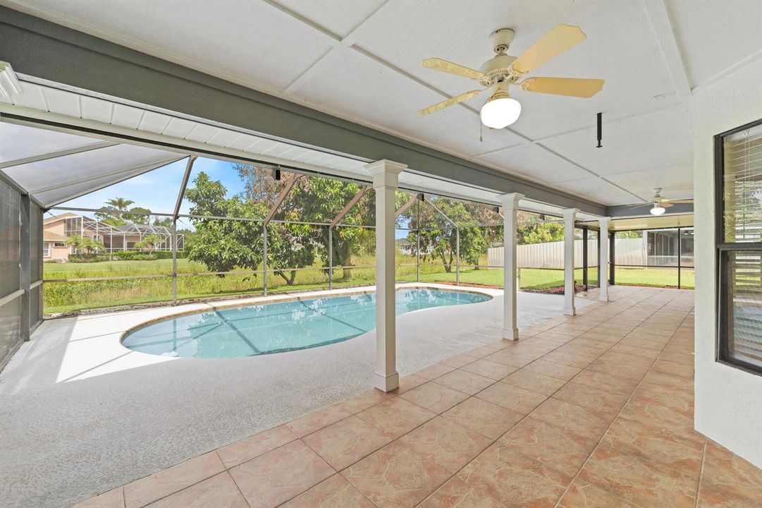Large Covered Back Porch