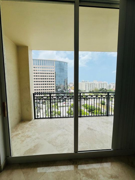 Master bedroom terrace