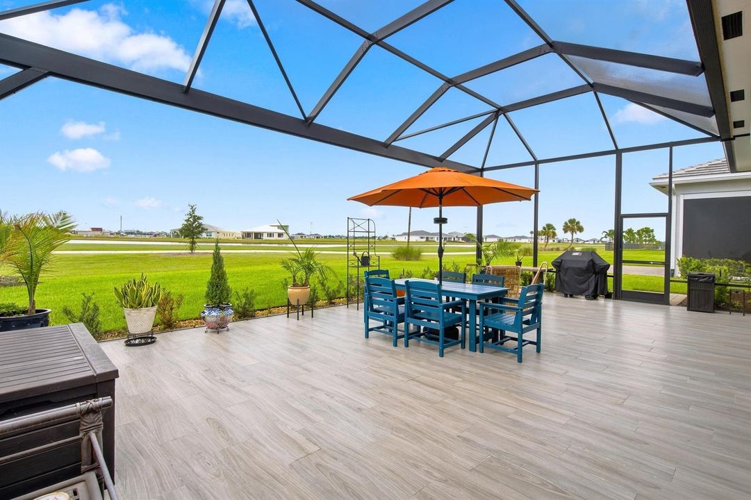 Expansive Screened Patio