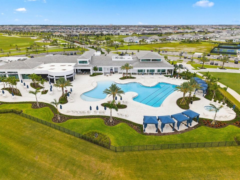 Clubhouse Pool Aerial