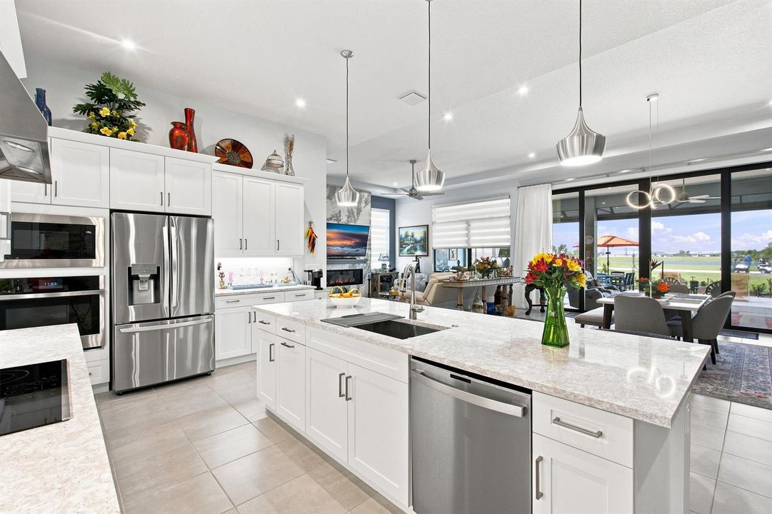 Open Kitchen and Living Area