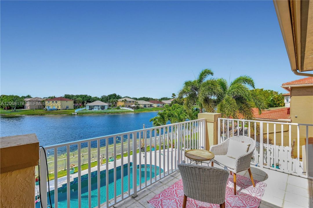 Balcony of master bedroom