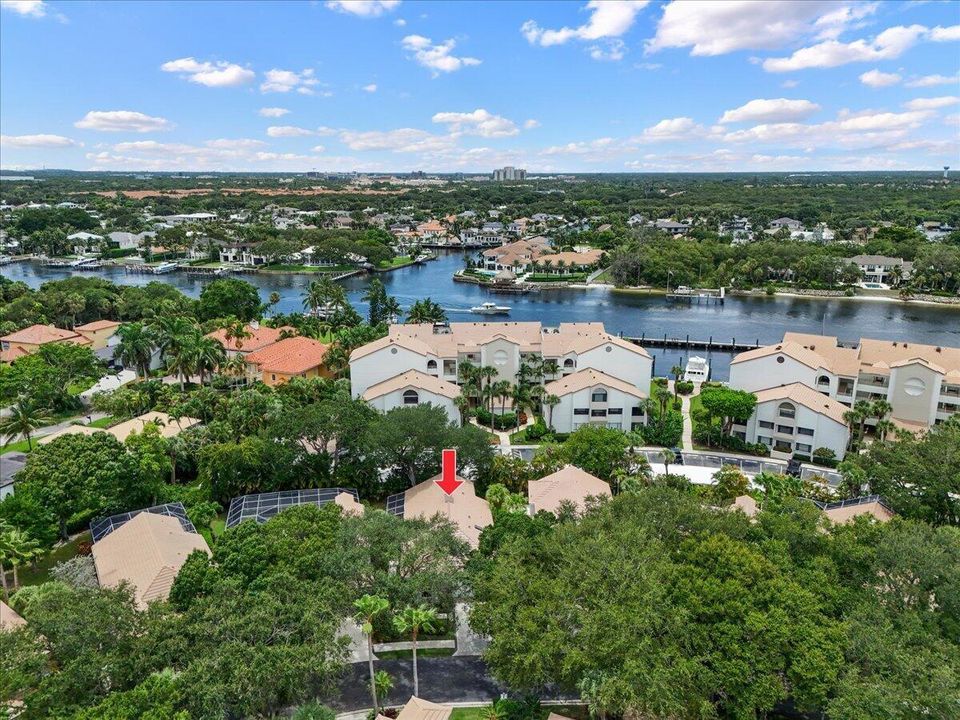 Aerial facing West