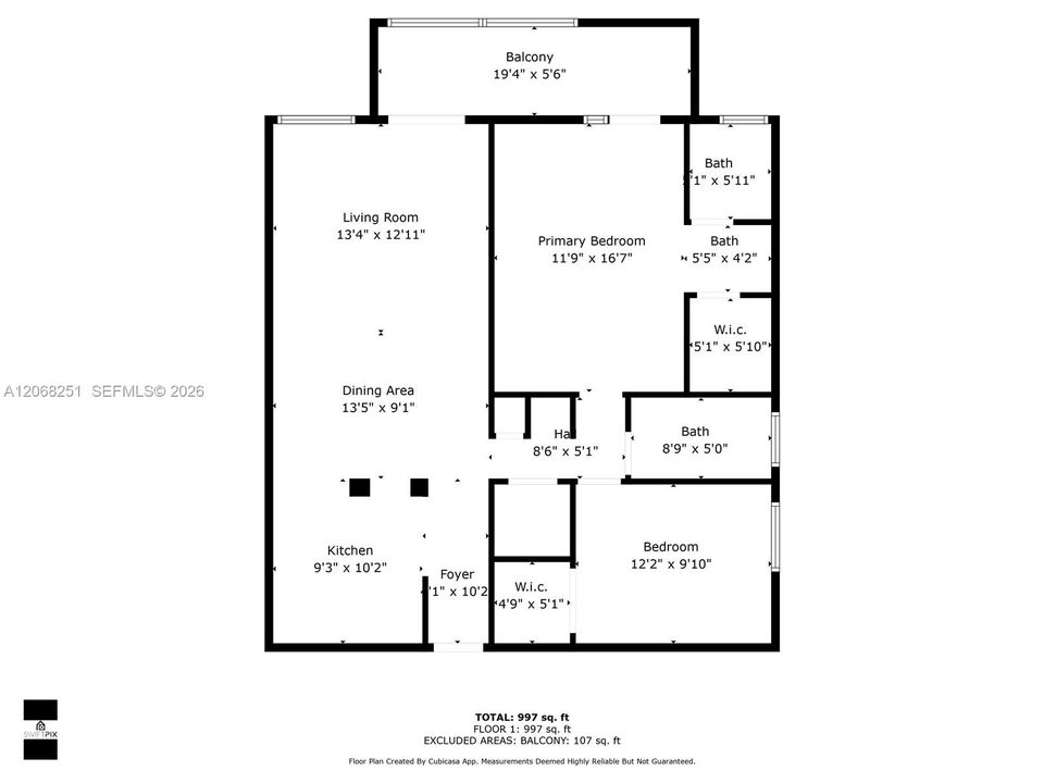 For Sale: $250,000 (2 beds, 2 baths, 1023 Square Feet)