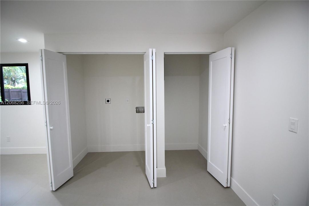 Laundry and utility closets